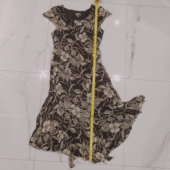 Linea Domani Creped Maxi Dress- Size 10 - Picture 5 of 15